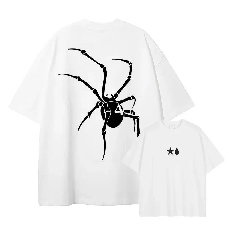 Anime Hunter T-shirts Vintage Washed Anime Kurapika T Shirt Oversized Streetwear Manga Killua Zoldyck Gon Tops Tees Men Cotton