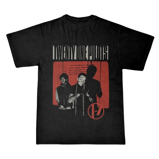 Vintage Casual T-Shirt Twenty One Pilots Band Women Men Short Sleeve Oversized Rapper  Hip Hop Punk Street Harajuku Unisex Tees